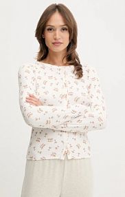 Piżama Abercrombie & Fitch  beżowa damska KI146.5109.11