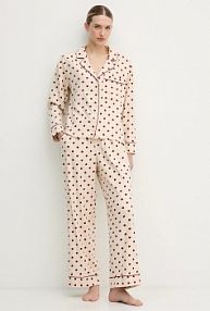 Piżama Abercrombie & Fitch  beżowa damska KI146.5136.60