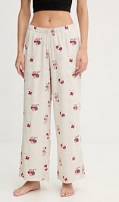 Piżama Hollister Co.  beżowa damska KI346.5114.12