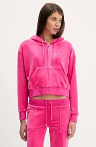 Bluza rozpinana Juicy Couture  różowa damska JCBAS225801