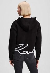 Bluza rozpinana Karl Lagerfeld  czarna damska A3W20067