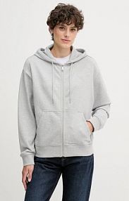 Bluza rozpinana Calvin Klein Jeans  szara damska LV047B237G