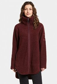 Bluza rozpinana Didriksons  bordowy damska 505941