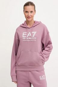 Bluza przez głowę EA7 Emporio Armani  różowa AF12473.7W000