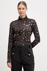 Bluza przez głowę EA7 Emporio Armani  brązowa AF14634.7W000