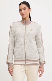 Bluza rozpinana Guess  beżowa damska V5BQ16.K1990