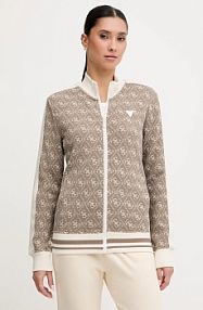 Bluza rozpinana Guess  beżowa damska V5BQ16.K1990