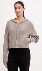 Bluza rozpinana Guess  beżowa damska V5BR05.Z3JD2