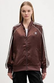 Bluza rozpinana adidas Originals  brązowa damska KH1568