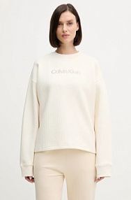 Bluza przez głowę Calvin Klein Underwear  beżowa LV00QS7541