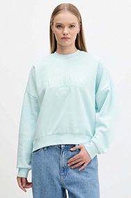 Bluza przez głowę Adidas  turkusowa JM1792