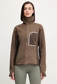 Bluza rozpinana adidas by stella mccartney  zielona damska JM6049