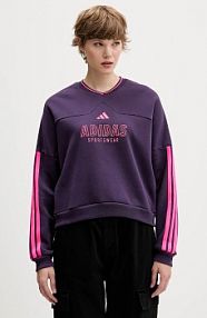 Bluza przez głowę Adidas  fioletowa JX5119