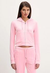 Bluza rozpinana Juicy Couture  różowa damska JCWAS225306