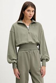 Bluza przez głowę Adidas  zielona JM1101