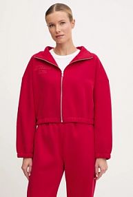 Bluza rozpinana JOYINME  czerwona damska Bluza.Zip.Flo