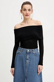 Longsleeve Guess  czarny damski W5BR48.Z0612