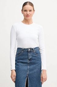 Longsleeve Calvin Klein Jeans  biały damski LV047A803G