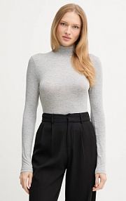 Longsleeve Tommy Hilfiger  szary damski WW0WW48268