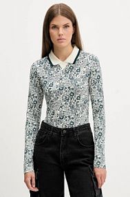 Longsleeve adidas Originals  zielony damski JW5273