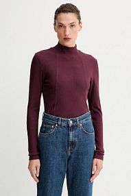 Longsleeve G-Star  bordowy damski D26905.E136