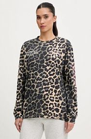 Longsleeve P.E Nation  brązowy damski 254L067.LEOP