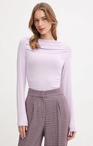 Longsleeve United Colors of Benetton  fioletowy damski 37UKD10BA