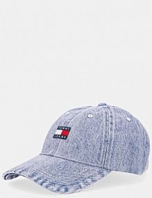 Czapka z daszkiem Tommy Jeans  niebieska damska AW0AW17643