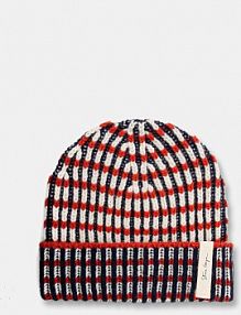 Czapka zimowa Stine Goya  czerwona damska SG.AW25.A044.