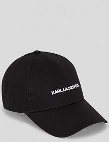 Czapka z daszkiem Karl Lagerfeld  czarna damska A3W33023