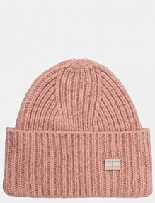 Czapka zimowa Tommy Jeans  różowa damska AW0AW17905