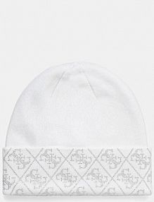 Czapka zimowa Guess  biała damska W5BZ20.Z2NQ2