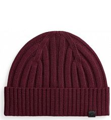 Czapka zimowa Lauren Ralph Lauren  bordowy damska 454P04462
