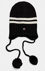 Czapka zimowa Tommy Jeans  czarna damska AW0AW18311