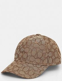 Czapka z daszkiem Coach  beżowa damska 29CCN92