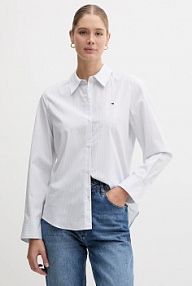 Koszula Tommy Hilfiger  niebieska damska WW0WW47169