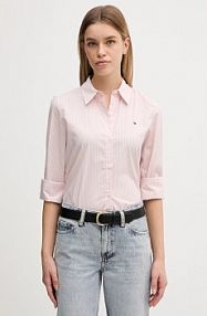 Koszula Tommy Hilfiger  różowa damska WW0WW47169