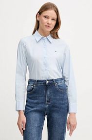 Koszula Tommy Hilfiger  niebieska damska WW0WW47169