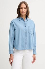 Koszula jeansowa United Colors of Benetton  niebieska 5DHJDQ0CJ