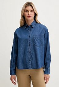 Koszula jeansowa United Colors of Benetton  niebieska 5DHJDQ0CJ