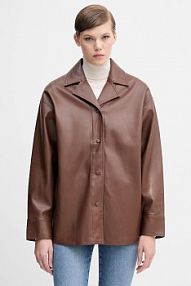 Koszula Calvin Klein Jeans  brązowa damska LV044D165G