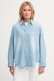 Koszula jeansowa Calvin Klein Jeans  niebieska LV047D752G