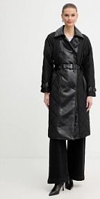 Płaszcz Guess  czarny damski W5BL36.W4070