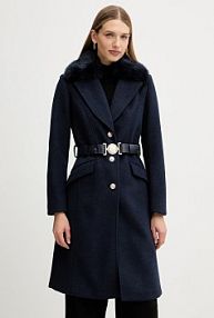 Płaszcz Guess  granatowy damski W5BL25.W2672