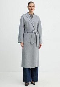 Płaszcz Luisa Spagnoli  szary damski 542325