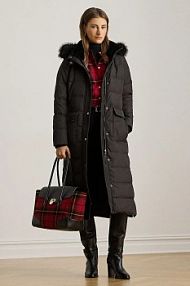 Kurtka puchowa Lauren Ralph Lauren  czarna damska 297P04092