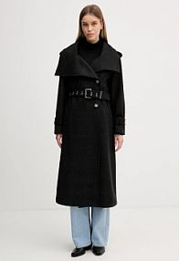 Płaszcz Sisley  szary damski 224YLN06A