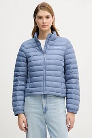 Kurtka puchowa Calvin Klein  niebieska damska LV044C513G