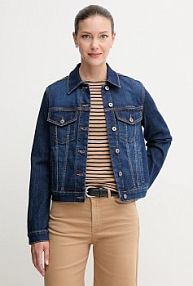 Kurtka jeansowe United Colors of Benetton  niebieska damska 2PORDN00N