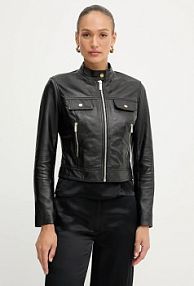 Kurtka skórzana Marciano by Guess  czarna damska 5YGL09.7345A